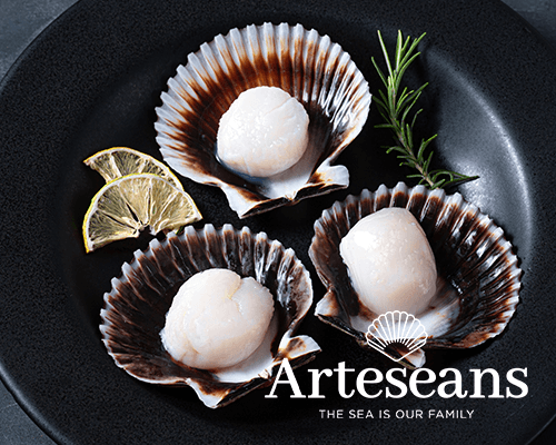 Premium Half Shell Scallops - Arteseans Seafoods