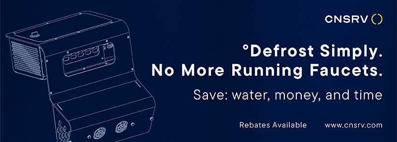 Defrost Simply. No more funning faucets. Save: water, money, and time.