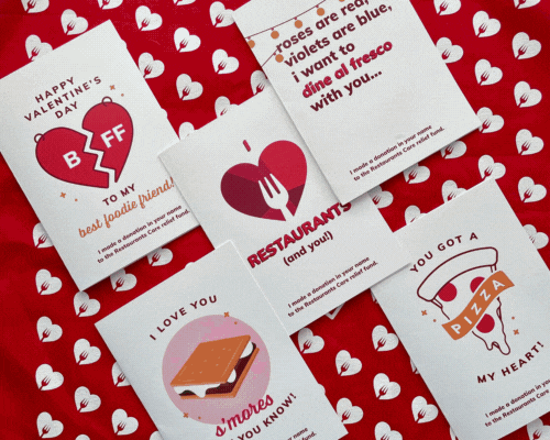 Be our Valentine! CRF cards.