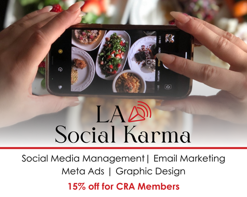 LA Social Karma - Social Media Management | Email Marketing | Meta Ads | Graphic Design - 15% off for CRA members.