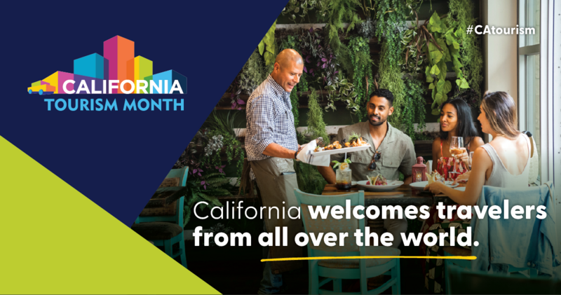 California welcomes travelers from all over the world. California Tourism Month!