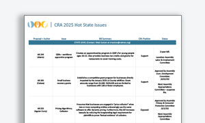 View the CRA Hot Bills