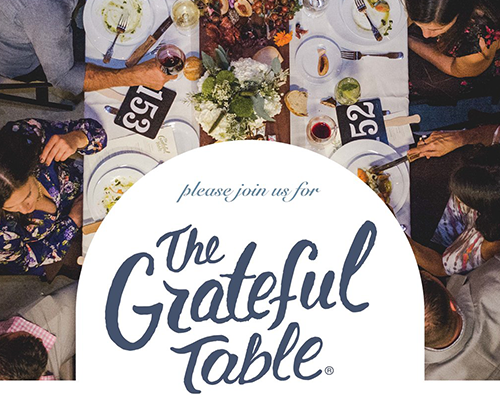 please join us for The Grateful Table