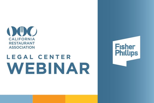 Register for the Fisher Phillips Legal Center Webinar. 