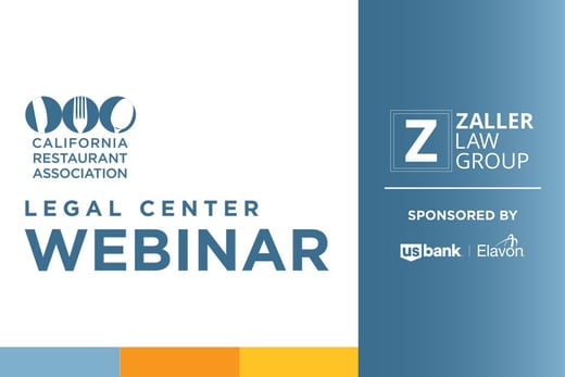 Register for the CRA Legal Center Webinar with Zaller Law Group. Sponsored by US Bank | Elavon.