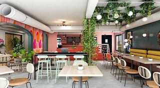 Restaurant rendering by Jessica Marshall